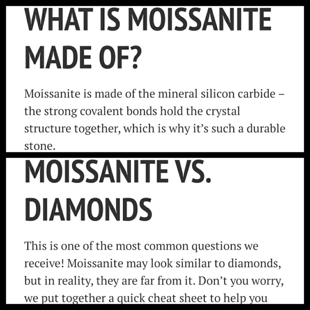 WHAT IS MOISSANITE? LET ME HELP EXPLAIN. - Picture 3 of 9